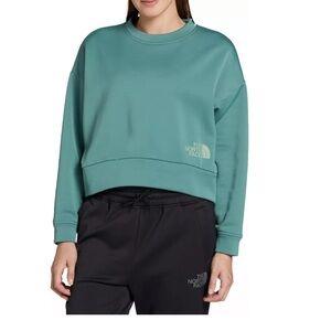 The North Face Horizon Performance Sweatshirt In Dark Sage